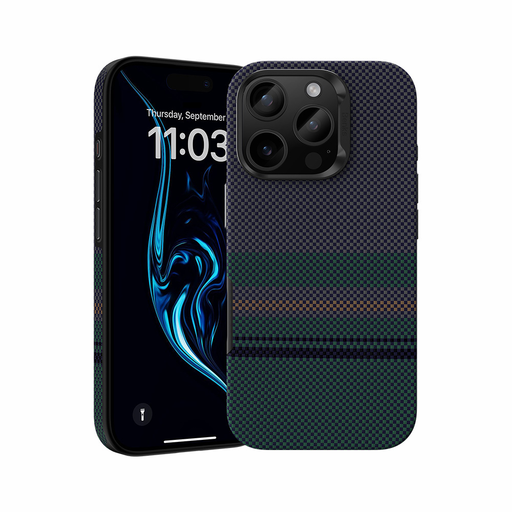 Benks Mágneses Armor Pro Aurora Kevlar 600D tok iPhone 16 Pro-hoz tok Benks Mágneses Armor Pro Aurora Kevlar 600D tok iPhone 16 Pro-hoz tok