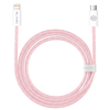 Blavec Cable Candy fonott - USB-C Lightning kábel - PD 20W 2,4A 2 méter (CCA-CL24P20) rózsaszín - 0. kép