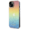 Guess IML Facettált Tükör Disco Iridescent tok iPhone 15 - többszínű - 4. kép