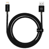 Blavec Cable Candy fonott - USB - Lightning - 2,4A 1 méter (CCA-UL24B10) fekete - 0. kép