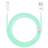 Blavec Cable Candy fonott - USB Lightning kábel - 2,4A 1 méter (CCA-UL24GN10) zöld - 0. kép