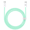 Blavec Cable Candy fonott - Type C to Type C - PD 60W 3A 2 méter (CCA-CC3GN20) zöld - 0. kép