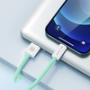 Blavec Cable Candy fonott - Type C to Type C - PD 60W 3A 2 méter (CCA-CC3GN20) zöld - 4. kép