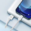 Blavec Cable Candy fonott kábel - Type C to Type C - PD 60W 3A 2 méter (CCA-CC3W20) fehér - 4. kép
