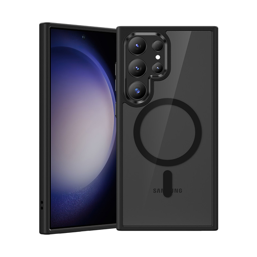 Benks Mágneses Kristály tok Samsung Galaxy S24 Ultra fekete tok Benks Mágneses Kristály tok Samsung Galaxy S24 Ultra fekete tok