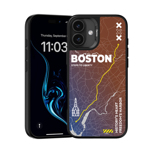 Benks Dinamikus Város Boston tok iPhone 16-hoz Benks Dinamikus Város Boston tok iPhone 16-hoz
