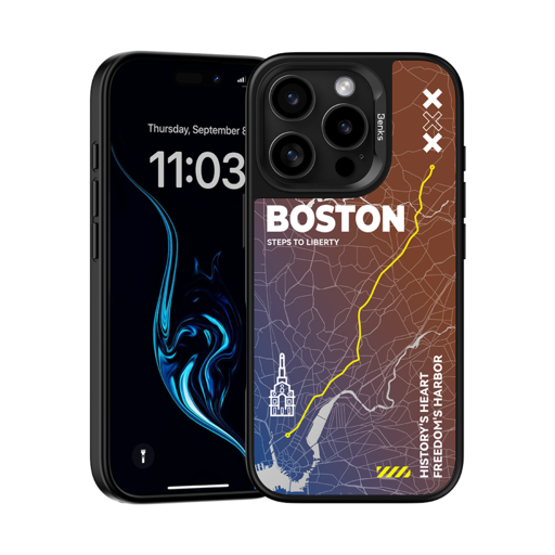 Benks Dynamic City Boston tok iPhone 16 Pro-hoz Benks Dynamic City Boston tok iPhone 16 Pro-hoz