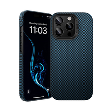 Benks Magnetic Armor Tint Kevlar 1000D (S066) iPhone 16 Pro Max kék tok