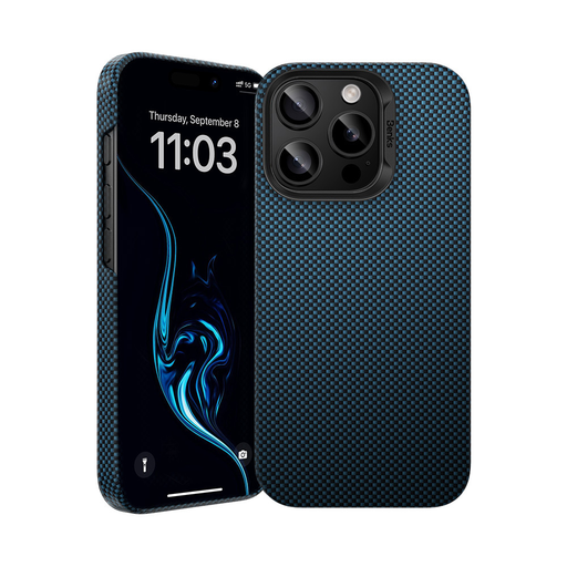 Benks Magnetic Armor Tint Kevlar 1000D (S066) iPhone 16 Pro Max kék tok Benks Magnetic Armor Tint Kevlar 1000D (S066) iPhone 16 Pro Max kék tok