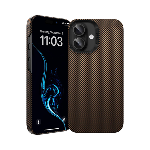 Benks Mágneses Armor Tint Kevlar 1000D (S063) tok iPhone 16 arany Benks Mágneses Armor Tint Kevlar 1000D (S063) tok iPhone 16 arany