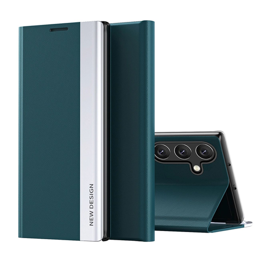 Sleep Case Pro fliptok Samsung Galaxy S25-höz zöld Sleep Case Pro fliptok Samsung Galaxy S25-höz zöld