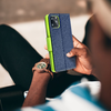 FANCY fliptok Samsung Galaxy A56 navy/lime tok - 3. kép