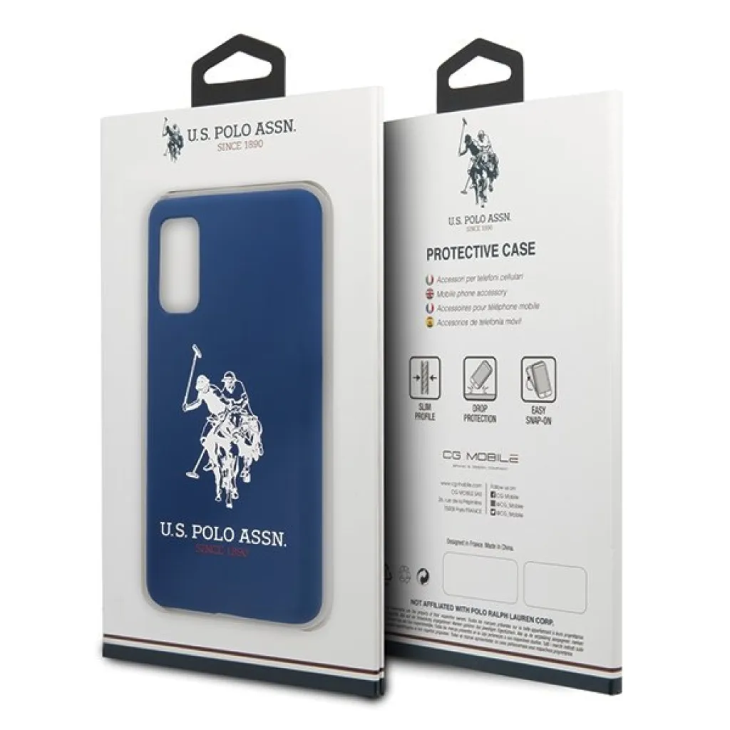 U.S. POLO ASSN. Silicone Collection USHCS62SLHRNV tok Samsung S20 sötétkék - 8