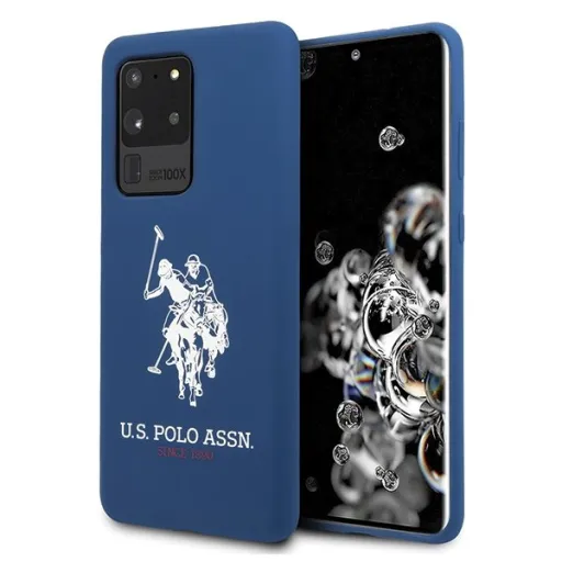 U.S. POLO ASSN. Silicone Collection USHCS69SLHRNV tok Samsung S20 Ultra sötétkék