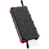 OUTXE W20 vízálló 20000 mAh powerbank vezeték nélküli töltéssel fekete/piros Napelem NÉLKÜL - 0. kép