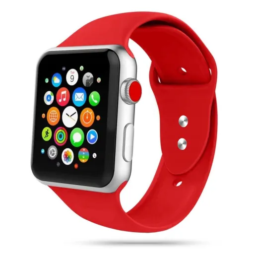 Tech-Protect Iconband APPLE WATCH 4/5/6/7/8/SE/Ultra (42/44/45/49mm) szíj piros