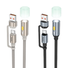 HOCO kábel USB A / Type C LED fénnyel UA38C arany - 2. kép