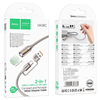 HOCO kábel USB A / Type C LED fénnyel UA38C arany - 3. kép