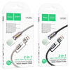 HOCO kábel USB A / Type C LED fénnyel UA38C arany - 4. kép