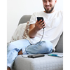 VEGER powerbank 10 000 mAh beépített kábelekkel Micro USB / Type C / Lightning C10 (W1116) fekete - 0. kép