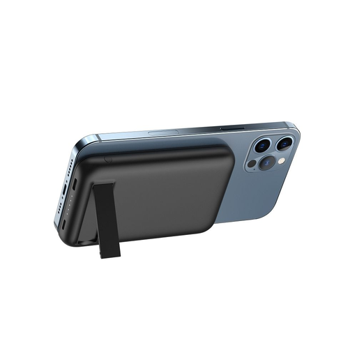 BLUE STAR powerbank 5000 mAh MagSafe kompatibilis 2A 5W W0553 fekete