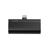 BLUE STAR powerbank 5000 mAh beépített Type C csatlakozóval 2,1A W0556 fekete - 2. kép