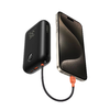 VEGER powerbank 30000 mAh beépített kábelekkel Type C / Lightning PD QC3.0 35W K3 (W3018) fekete - 2. kép