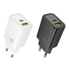 HOCO fali töltő USB A + Type C PD QC3.0 3A 20W N61 fekete - 1. kép
