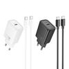 HOCO falitöltő Type C + kábel Type C lightning 20W N60 fekete - 2. kép