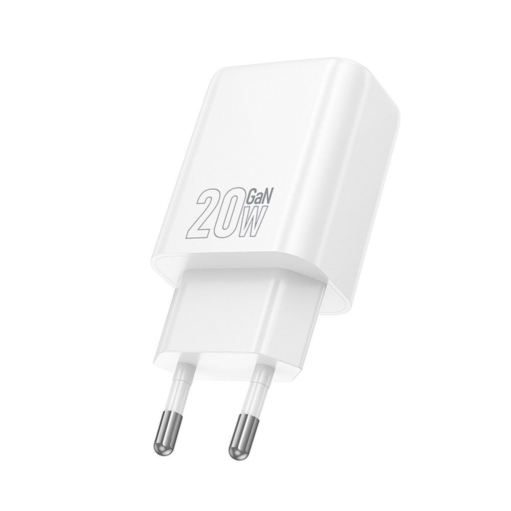 HOCO fali töltő USB A + Type C PD QC3.0 3A 20W N61 fehér - 2
