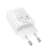 HOCO fali töltő USB A + Type C PD QC3.0 3A 20W N61 fehér - 1. kép