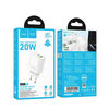 HOCO fali töltő USB A + Type C PD QC3.0 3A 20W N61 fehér - 4. kép