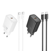 HOCO fali töltő Type C + kábel Type C - Type C PD QC 30W N62 fehér - 2. kép