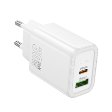 HOCO fali töltő USB A + Type C PD QC3.0 3A 30W N63 fehér