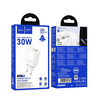 HOCO fali töltő USB A + Type C PD QC3.0 3A 30W N63 fehér - 3. kép