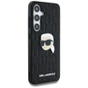 Karl Lagerfeld Leather Monogram Pin Logo Karl Head Samsung Galaxy S25 Plus fekete tok - 2. kép