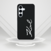 Karl Lagerfeld Szilikon Fém Aláírásos Logó Samsung Galaxy S25 fekete tok - 1. kép