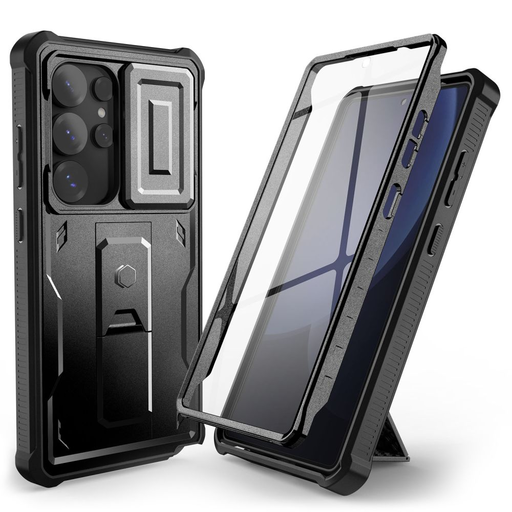 Tech-protect Kevlar Cam+ Galaxy S25 Ultra fekete tok Tech-protect Kevlar Cam+ Galaxy S25 Ultra fekete tok