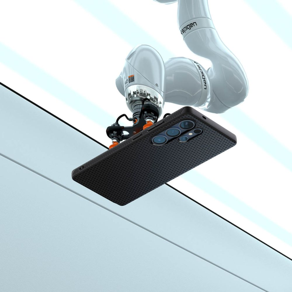  Galaxy S25 Ultra Matt Fekete Spigen Liquid Air tok - 13