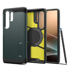 Spigen Tough Armor Magsafe Galaxy S25 Ultra Abyss Green tok