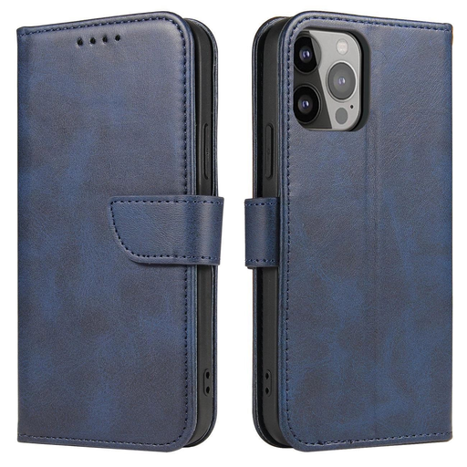 Etui Magnet Case fliptok Samsung Galaxy S25+ - kék tok Etui Magnet Case fliptok Samsung Galaxy S25+ - kék tok