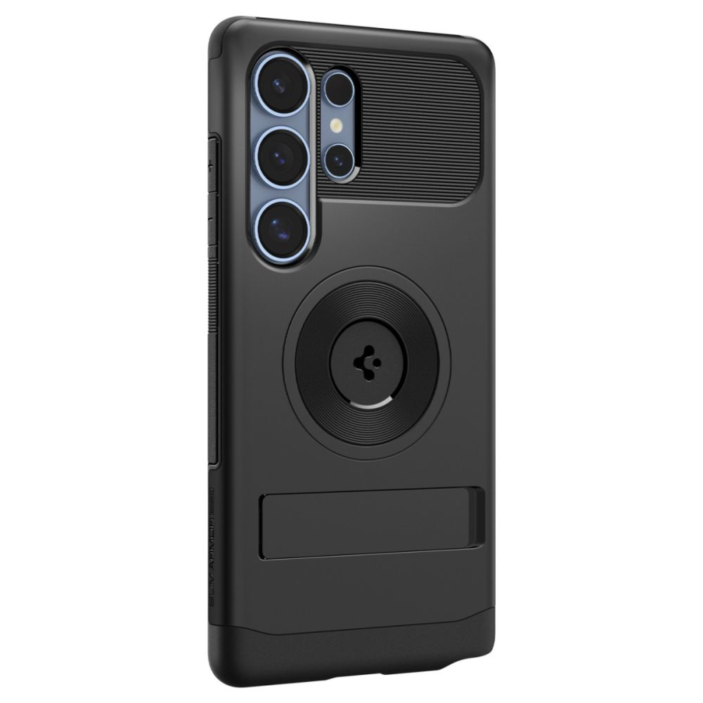  Galaxy S25 Ultra fekete Spigen Slim Armor Mag Magsafe tok - 9