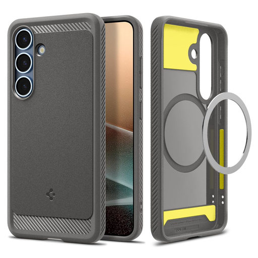 Spigen Rugged Armor Mag Magsafe Galaxy S25 Marble Grey tok Spigen Rugged Armor Mag Magsafe Galaxy S25 Marble Grey tok