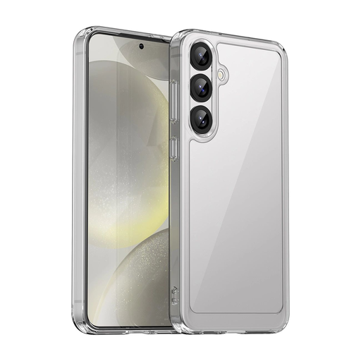 Szilikon tok Outer Space Case zselés kerettel Samsung Galaxy S25+ - átlátszó tok Szilikon tok Outer Space Case zselés kerettel Samsung Galaxy S25+ - átlátszó tok