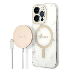 Guess GUBPP14LHMEACSH tok + Töltő Szett iPhone 14 Pro 6.1