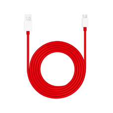 OnePlus SUPERVOOC Töltő USB-A/USB-C Adatkábel 10A 1,5m Piros