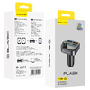 Blavec FM Transmitter Flash TR-01 MP3, Bluetooth - 2xUSB + Type C - PD 36W QC3.0 18W (TFMFTR01-B) fekete - 0. kép
