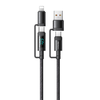 USB-C/A to USB-C/Lightning Kábel McDodo 4in1 CA-1990 1.2 m (fekete), - 4. kép