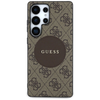 Guess 4G Kerek Folt Klasszikus Logó MagSafe Tok Samsung Galaxy S25 Ultra Barna - 1. kép