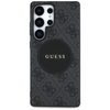 Guess 4G Kerek Folt Klasszikus Logós MagSafe tok Samsung Galaxy S25 Ultra fekete tok - 1. kép